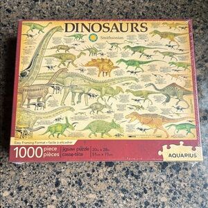 NWT Aquarius Smithsonian Dinosaurs 1000-Piece jigsaw Puzzle
